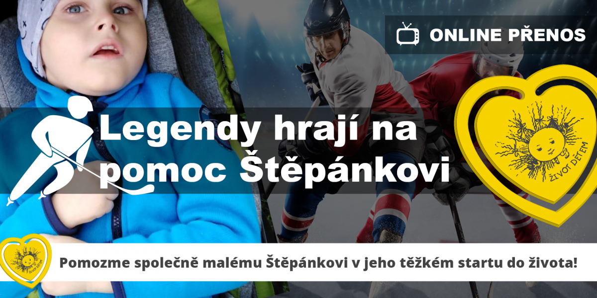 Benefiční hokejový zápas pro Štěpánka - Happy Cup 2019
