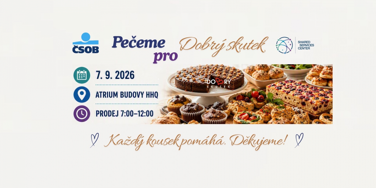 ČSOB Shared Services Center peče pro dobrou věc